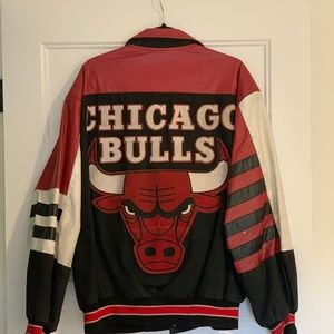 Chicago Bulls Vintage Leather Starter Jacket